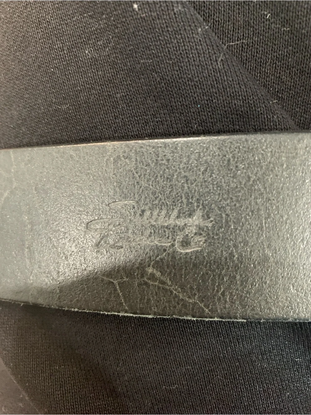 Saddleback Old Bull Leather Belt (32”, black)